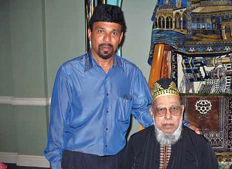 Haji Shamir with his son Osman